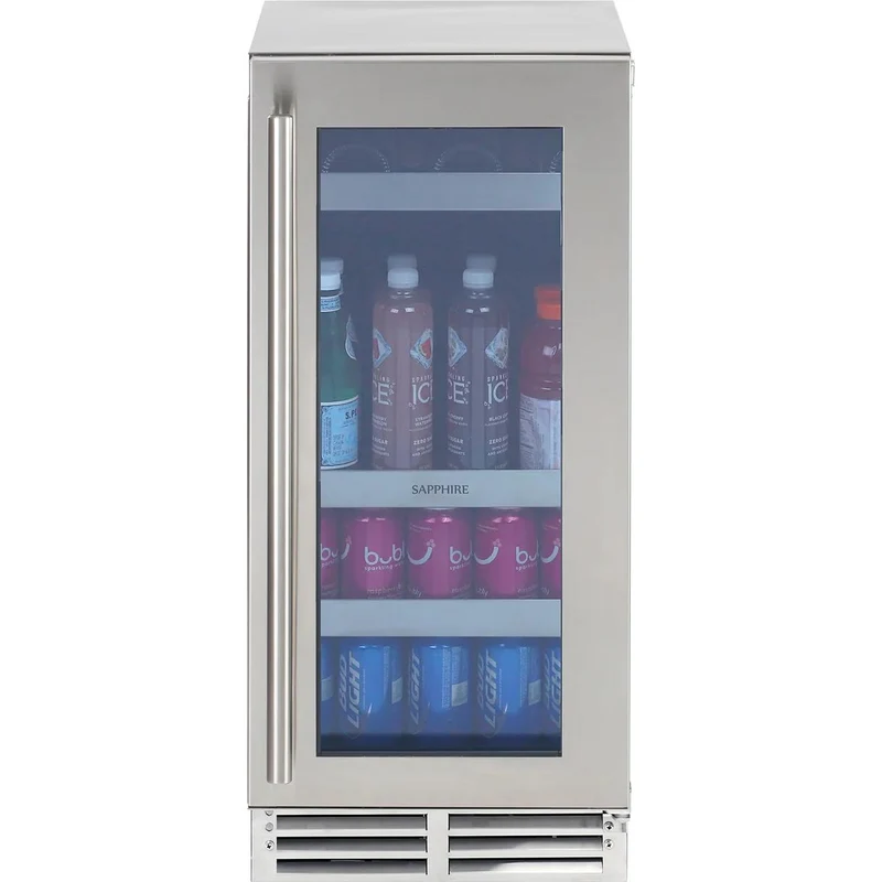 Sapphire Réfrigérateur compact de 15 pouces SBCR155SS