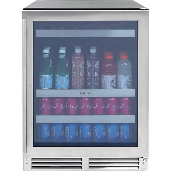 Sapphire Réfrigérateur compact intérieur/extérieur de 24 pouces SBC243SSPR