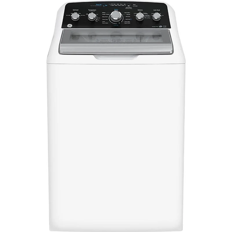 GE Laveuse à chargement vertical de 4,9 pi. cu. avec agitateur GTW491BMRWS