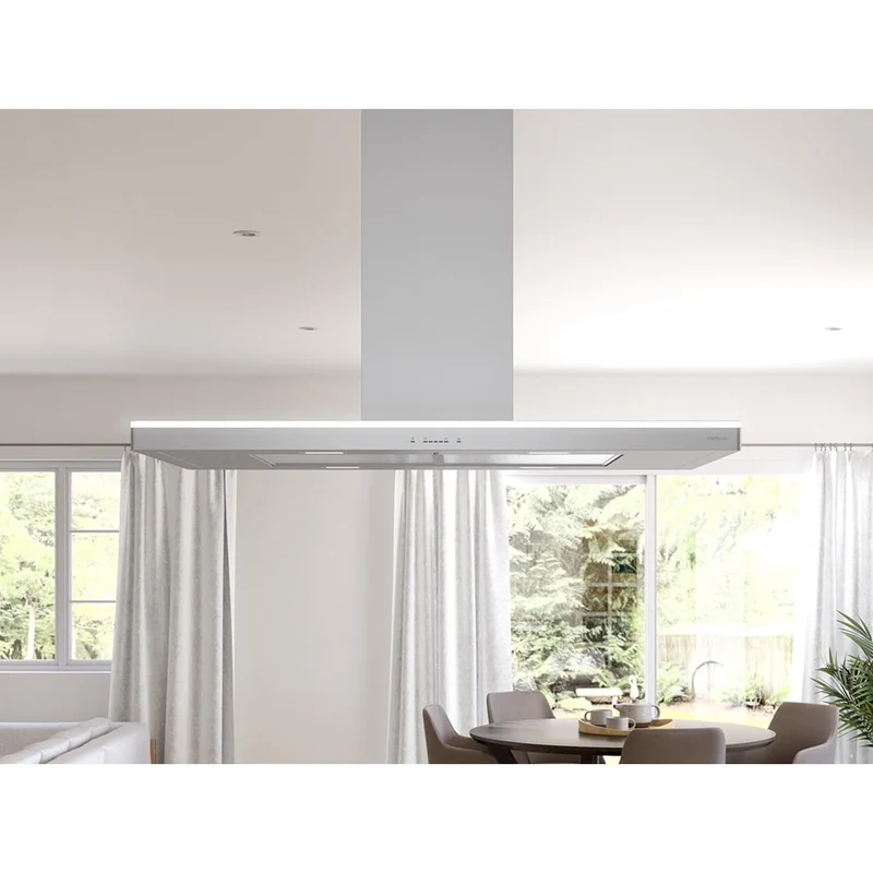 Zephyr Hotte îlot série Lucé de 42 po. ZLC-E42CS