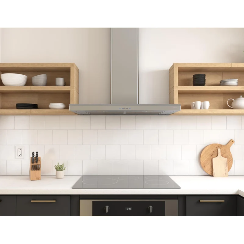 Zephyr Hotte de cuisinière murale Lucé de 30 po ZLU-E30CS