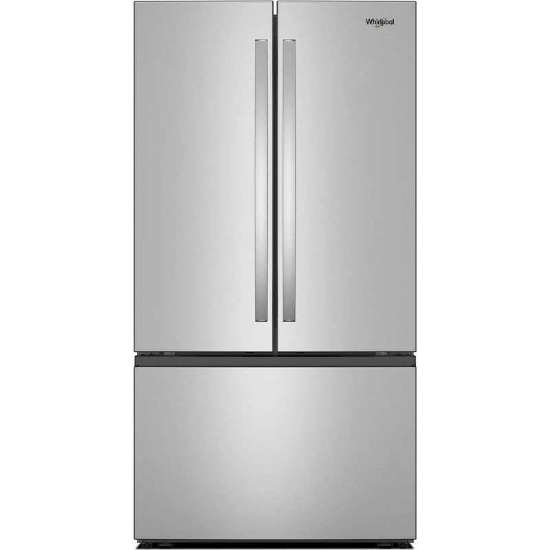 Whirlpool Réfrigérateur trois portes avec porte à deux battants autoportant de 36 pouces, 31 pi. cu. avec distributeur d'eau interne WRFF3336SZ