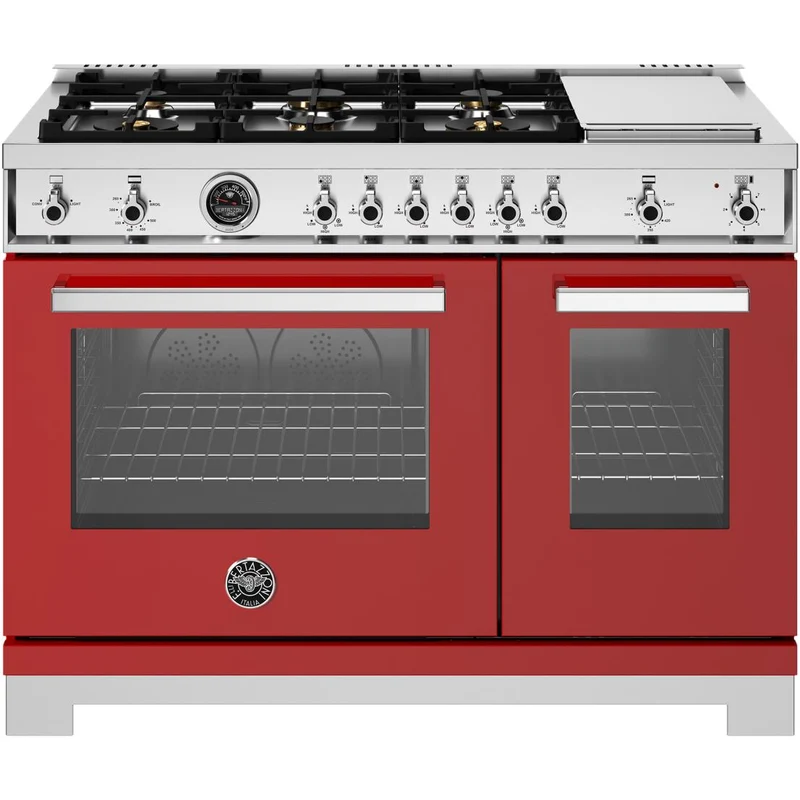 Bertazzoni Cuisinière amovible à gaz de 48 pouces PRO486BTFGMROT