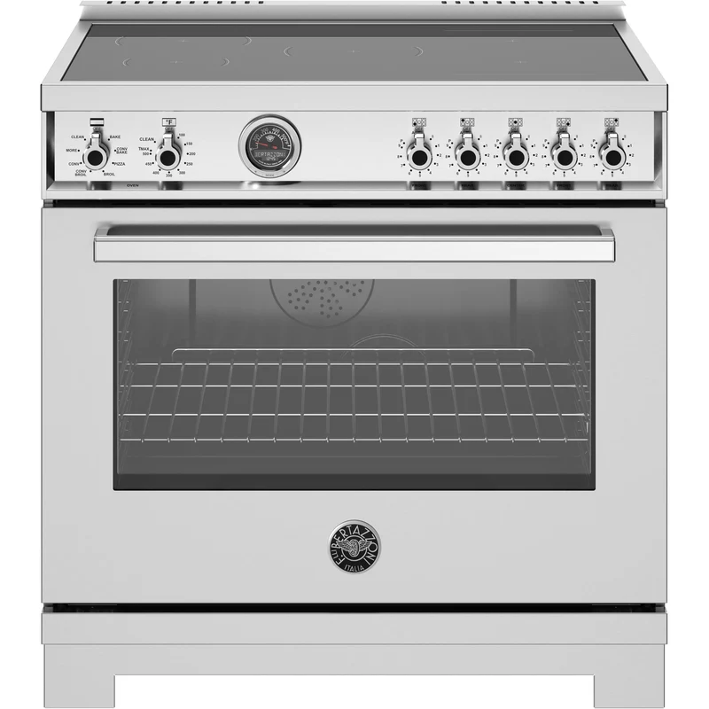 Bertazzoni Cuisinière amovible à induction de 36 pouces PRO365ICFEPXT