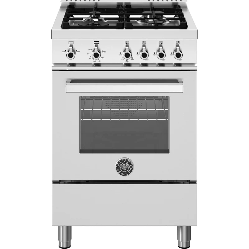 Bertazzoni Cuisinière amovible à gaz de 24 pouces PRO244GASXV