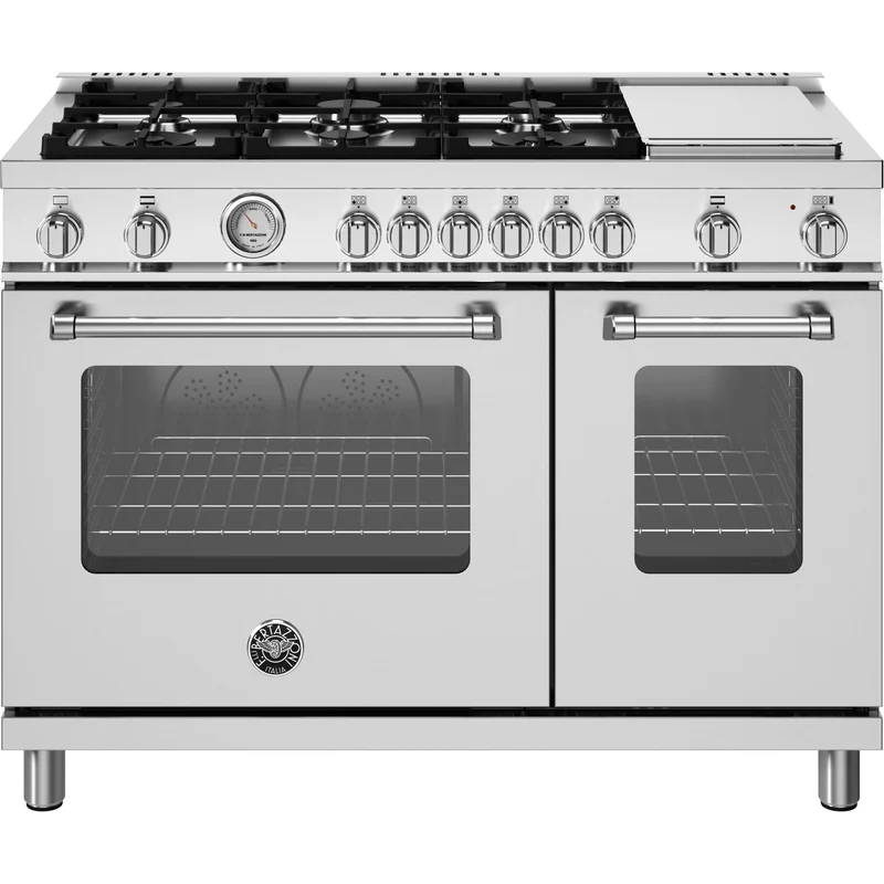 Bertazzoni Cuisinière amovible à gaz de 48 pouces MAS486GGASXV