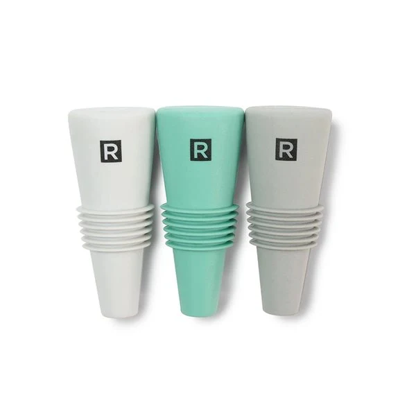 Ens. 3 Bouchon à vin en silicone Ricardo