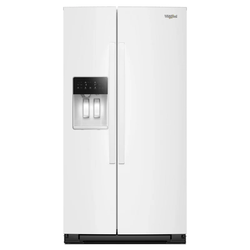Whirlpool Réfrigérateur côte-à-côte de 36 pouces, 21 pi. cu. avec distributeur d'eau et de glace WRSC5536RW