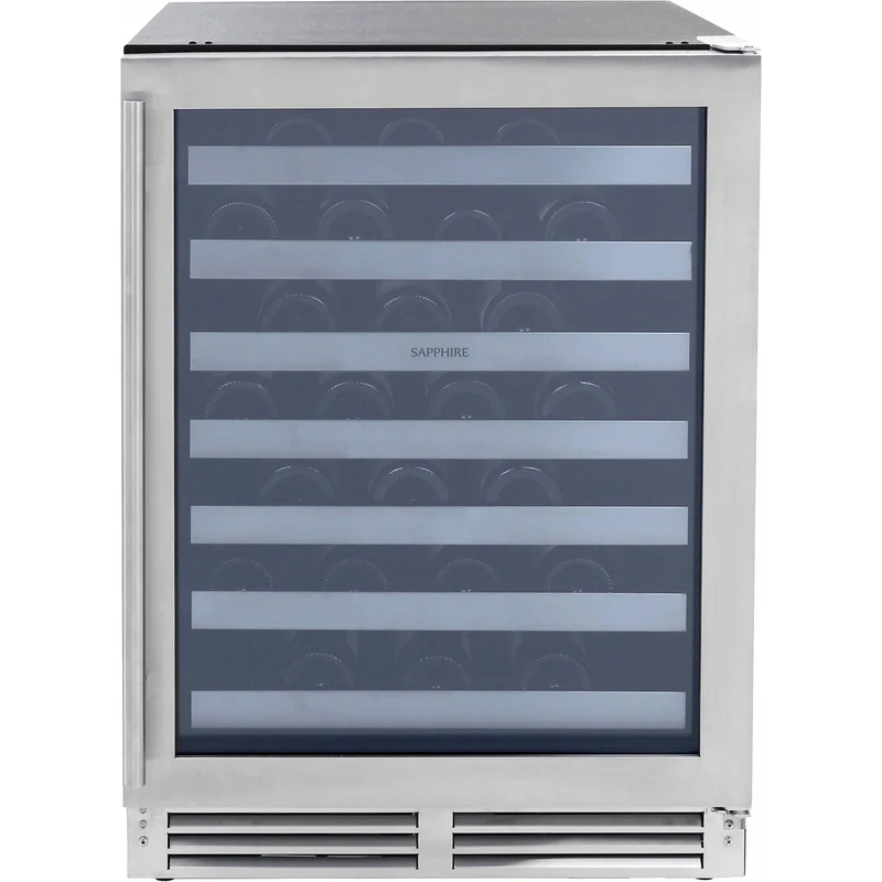 Sapphire Refroidisseur à vin de 54 bouteilles avec zone simple SW243SZSS