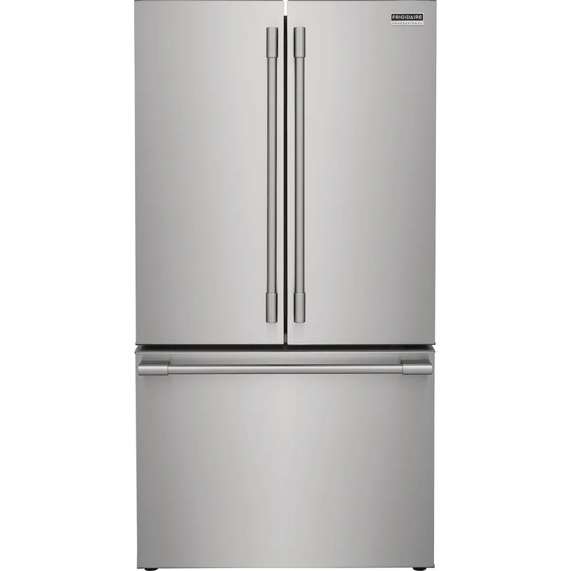 Frigidaire Professional Réfrigérateur trois portes avec porte à deux battants à profondeur de comptoir de 36 pouces, 23 pi. cu. PRFG2383AF