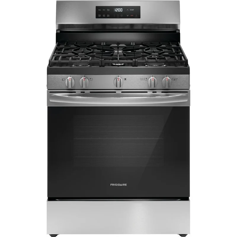 Frigidaire Cuisinière amovible à gaz de 30 pouces avec technologie Even Baking FCRG3062AS