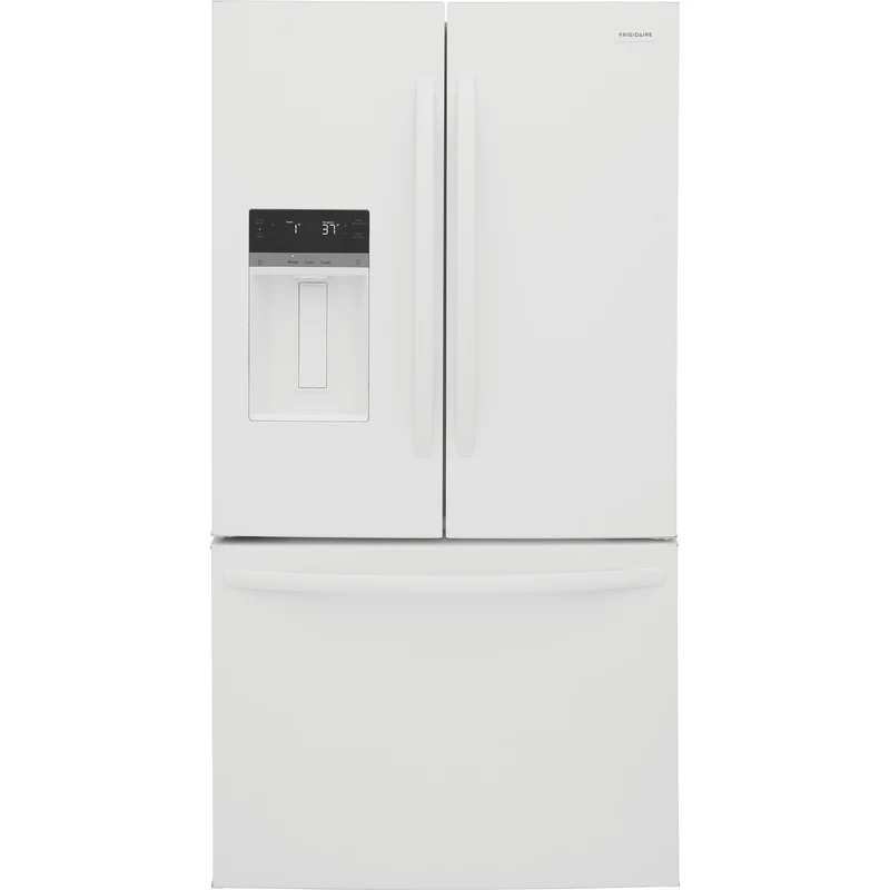 Frigidaire Réfrigérateur trois portes avec porte à deux battants de 36 po, 27.8 pi cu avec distributeur FRFS2823AW