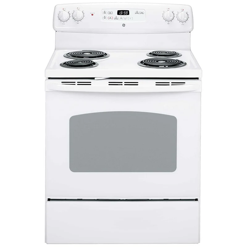 GE Cuisinière électrique amovible de 30 po JCBP240DMWW