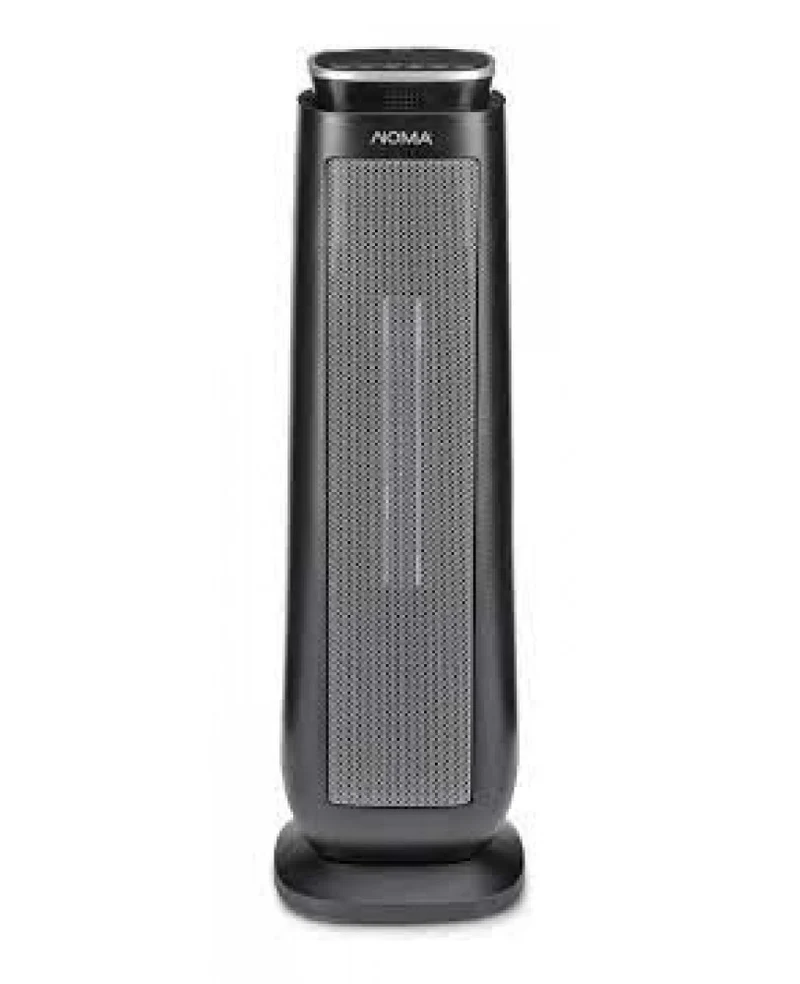 Radiateur Céramique Ventilateur en Tour avec Télécommande et Thermostat de 1 500 W en Noir OMA ( 043-1023-8 )
