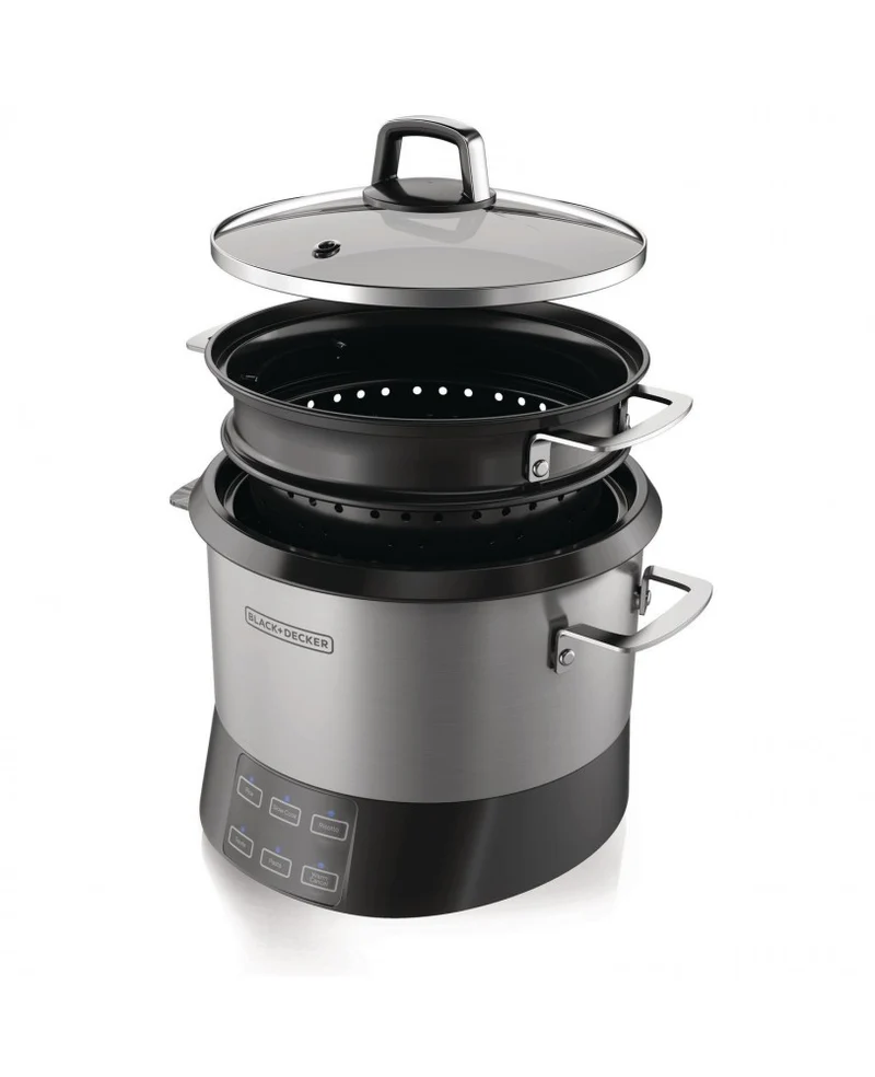 Cuiseur à riz 6 en 1 Black & Decker ( RCR520SD )