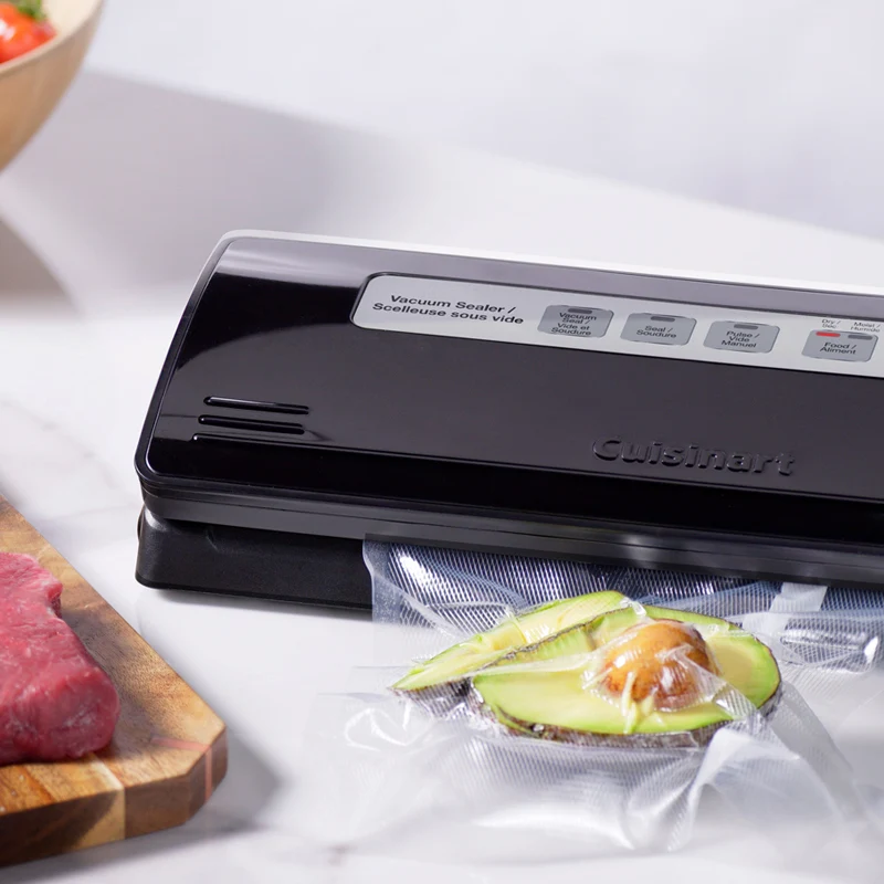 Scelleuse Sous Vide à Une Touche Noir & Acier Inoxydable Cuisinart ( VS-150C )