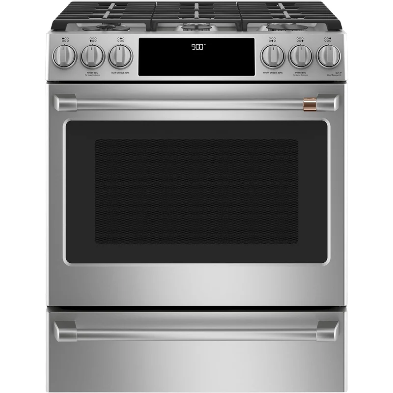 Café Cuisinière intégrée à biénergie de 30 po avec technologie convection CC2S900P2MS1 [BOITE OUVERTE]