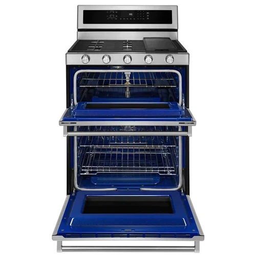 KitchenAid Cuisinière amovible à gaz de 30 po KFGD500ESS [BOITE OUVERTE]