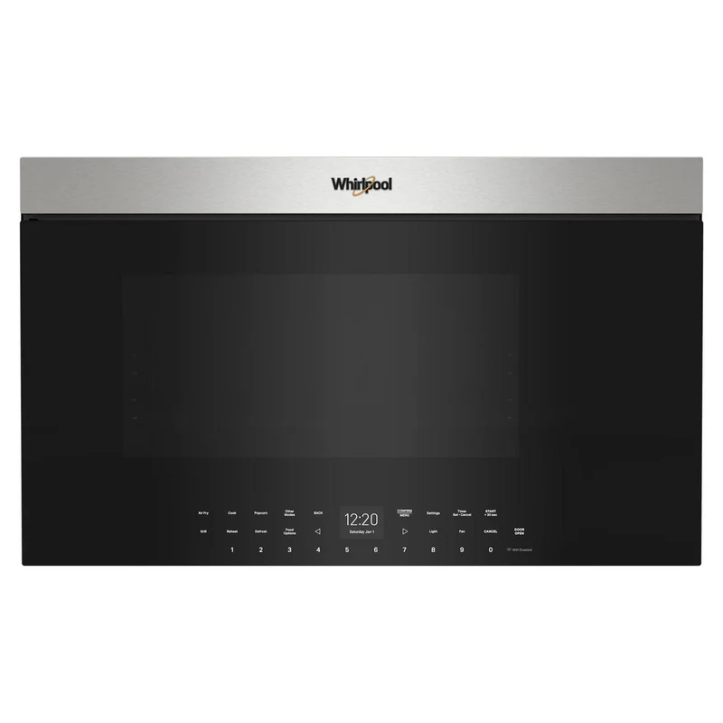 Whirlpool Four à micro-ondes à hotte intégrée de 30 pouces, 1,1 pi. cu. avec technologie Air Fry YWMMF7330RZ
