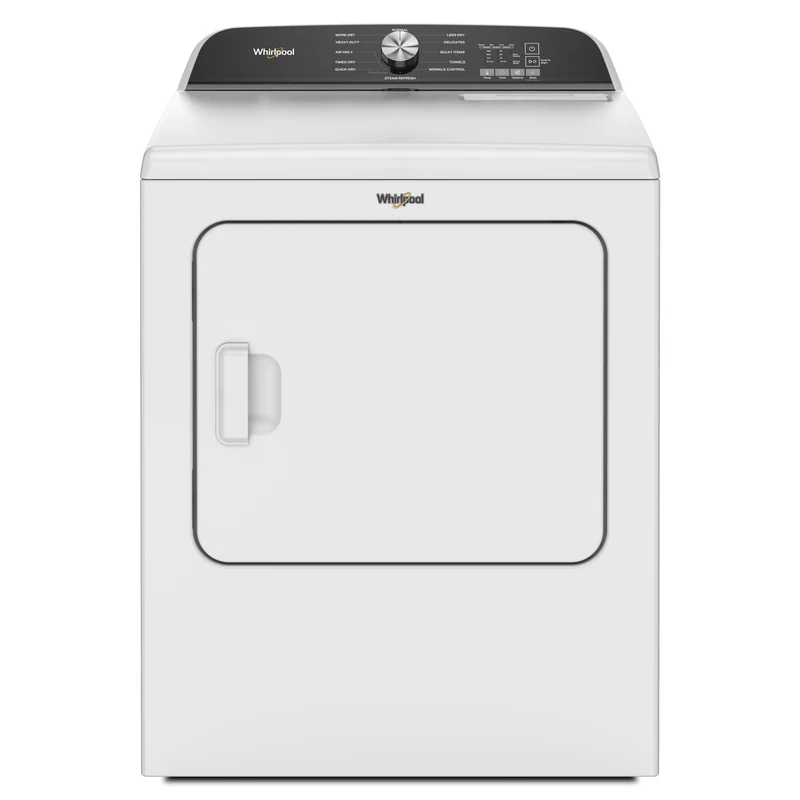 Whirlpool Sécheuse gaz de 7,0 pi cu avec cycle SteamFresh® WGD6150PW