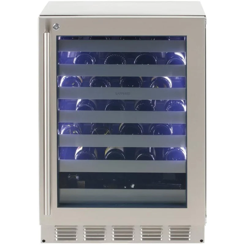Sapphire Refroidisseur à vin de 51 bouteilles avec zone simple SW24SZSS
