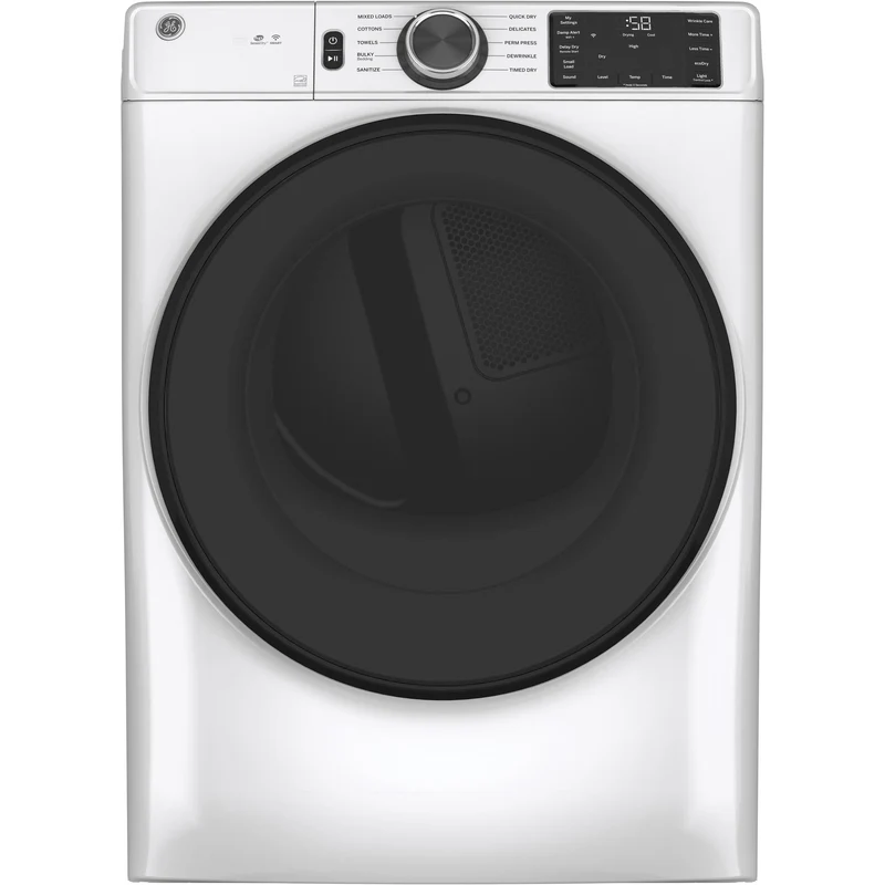 GE Sécheuse électrique de 7,8 pi cu avec WiFi intégéré GFD55ESMNWW