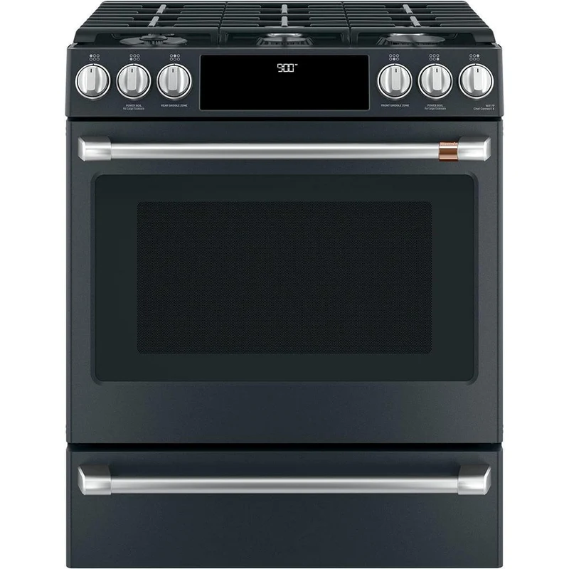 Café Cuisinière biénergie encastrable de 30 po avec tiroir chauffant CC2S900P3MD1