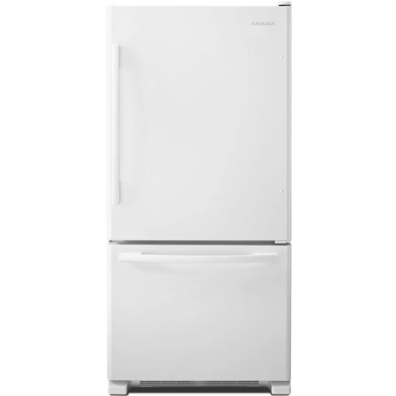 Amana Réfrigérateur à congélateur inférieur de 33 po, 22 pi cu ABB2224BRW