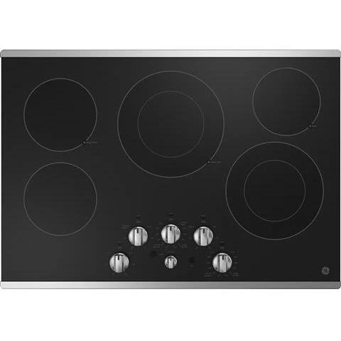 GE Table de cuisson encastrée électrique de 30 pouces JEP5030STSS