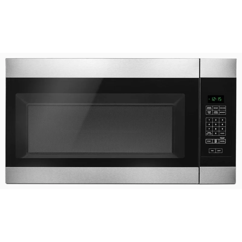 Amana Four à micro-ondes à hotte intégrée de 30 po, 1.6 pi cu YAMV2307PFS
