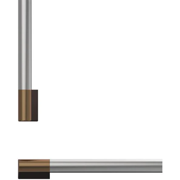 Fisher & Paykel Ensemble de poignée professionnelle ronde affleurante pour réfrigérateur ou congélateur intégré en colonne AHP3RDSFDC