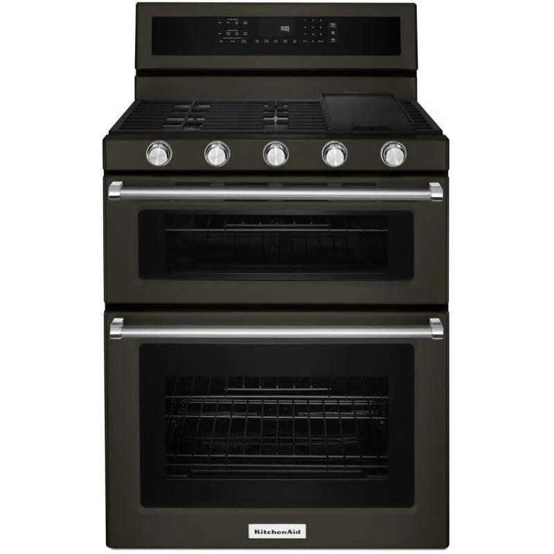 KitchenAid Cuisinière amovible à gaz de 30 po KFGD500EBS