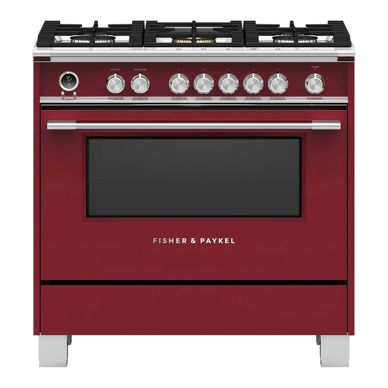 Fisher & Paykel Cuisinière amovible à biénergie de 36 po avec Aero Pastry™ OR36SCG6R1