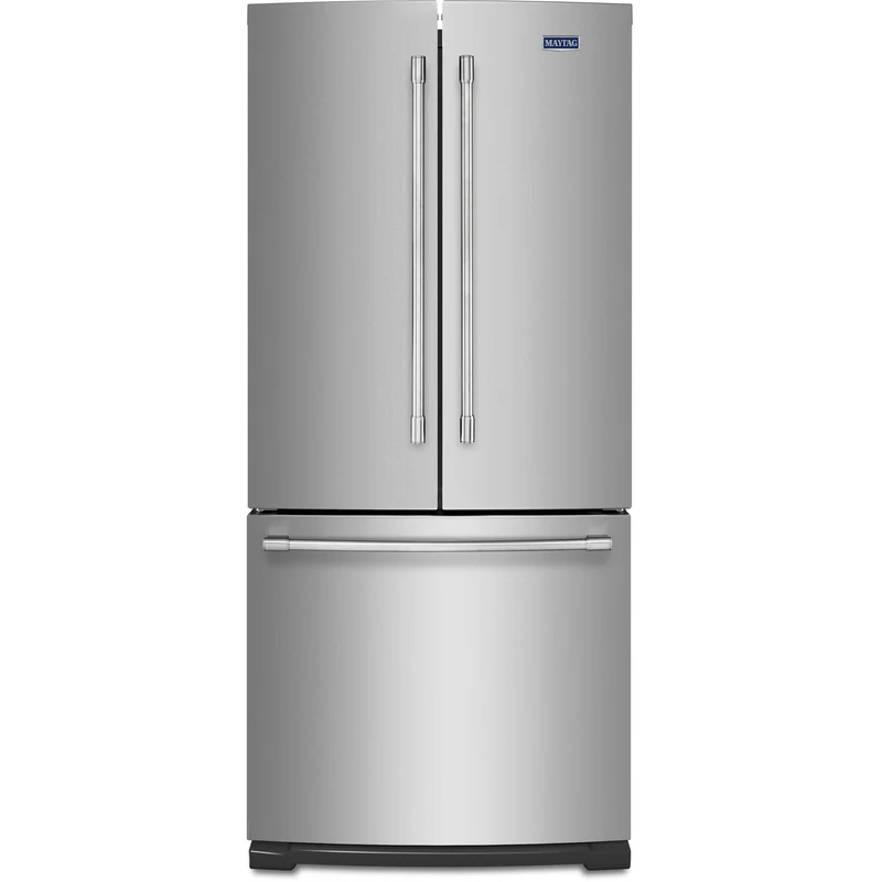 Maytag Réfrigérateur trois portes avec porte à deux battants de 30 po, 19.6 pi cu MFB2055FRZ