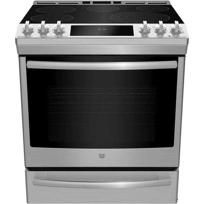 GE Profile Cuisinière encastrable électrique de 30 po. avec technology convection européenne véritable PCS940YMFS