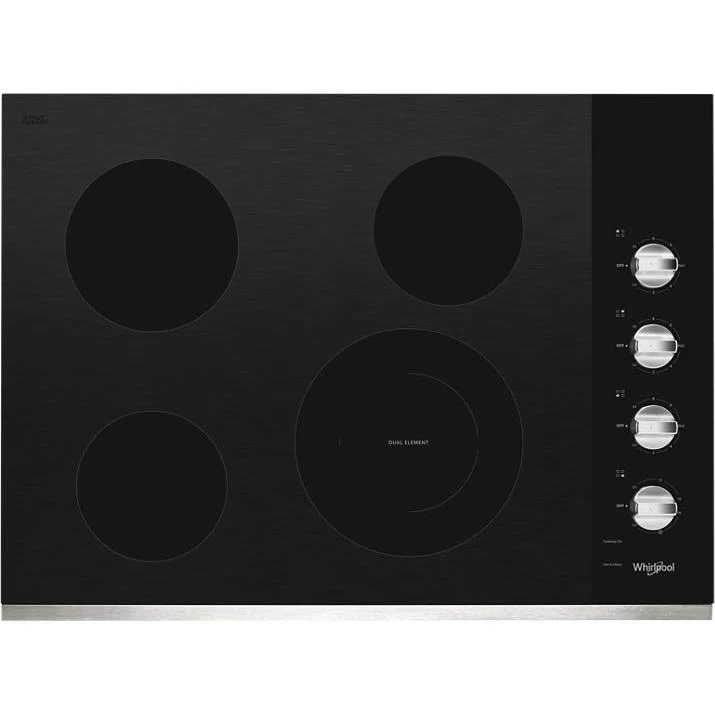 Whirlpool Table de cuisson encastrée électrique de 30 po WCE55US0HS