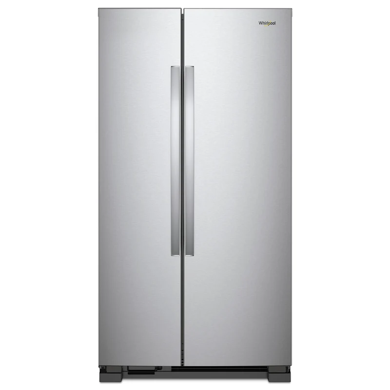 Whirlpool Réfrigérateur côte-à-côte amovible de 33 po, 21.7 pi.cu. avec dégivrage intelligent WRS312SNHM