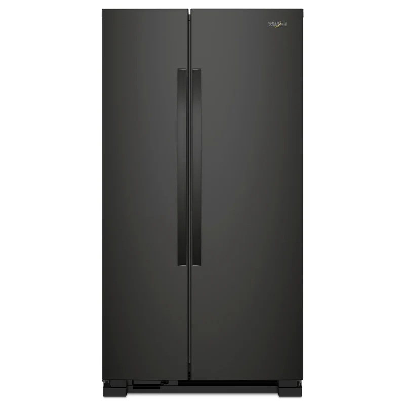 Whirlpool Réfrigérateur côte-à-côte amovible de 33 po, 21.7 pi.cu. avec dégivrage intelligent WRS312SNHB