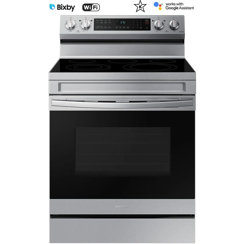 Samsung Cuisinière amovible électrique de 30 po. avec connectivité WI-FI NE63A6511SS/AC